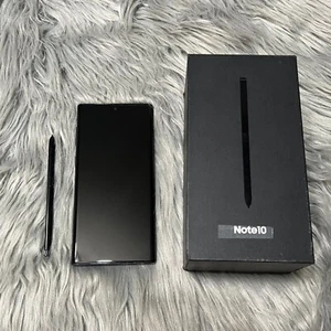 Samsung Galaxy Note10 SM-N970U - 256GB - Aura Black (AT&T) (Single SIM) - Picture 1 of 8