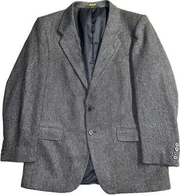 Blazer abrigo deportivo chaqueta vintage 42R Farah Clothing Co para hombre 100 % lana pura Foto 1 de 4