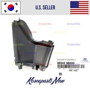 FRONT Bumper Duct Air Curtain Left DRIVER 86543N9000 ⭐OEM⭐ Tucson 2022-2024 - Picture 1 of 2
