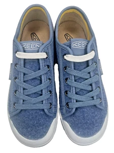KEEN Women's Elsa Casual Comfortable Sneaker Blue Felt Vapor 5 - Picture 1 of 5
