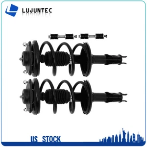 4 Pieces For 2002-2007 Mitsubishi Lancer FWD Front Shocks Struts Sway Bars Link - Picture 1 of 5