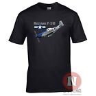 P51 Mustang t-shirt World War 2 WW2 USAF Air force fighter aircraft 