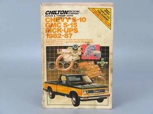 Chilton Chevy S10 Service Repair Manual GMC S15 Pick Ups Tune Up Guide 1982-87  - Picture 1 of 12