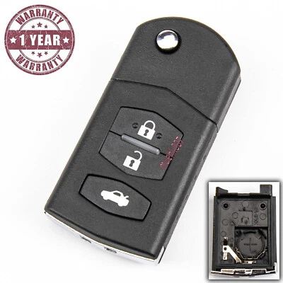MUEHL PARTS TELECOMMANDE CLE POUR MAZDA 2 DE 3 BL 5 CR 6 GH CX-7 CX-9 3 BOUTON RÉPARATION