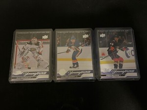 2023-24 Upper Deck Series 1 Inc. William Dufour Young Guns #206 RC Card Lot (3)