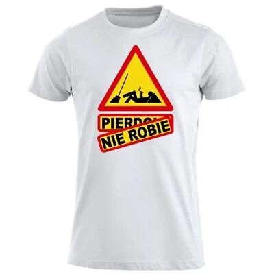 Pierd. - Nie Robie Polska Koszulka Smieszna do Pracy Prezent смешной польский футболка - Изображение 1 из 4