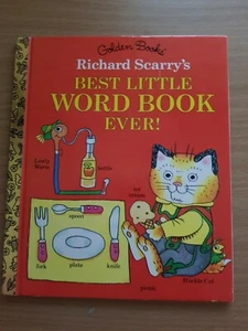 Little Golden Book - Richard Scarry's Best Little Word Book Ever! 2002 HC - Picture 1 of 4