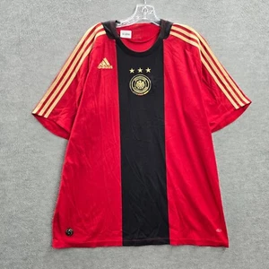 VINTAGE Germany Men Jersey XL Red Logo Adidas Away 2008/09 Soccer Y2K READ - Picture 1 of 12
