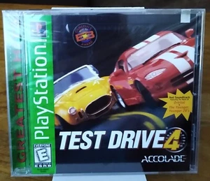 PS1 Playstation Game Brand New Factory Sealed Test Drive 4 MINT - Picture 1 of 8