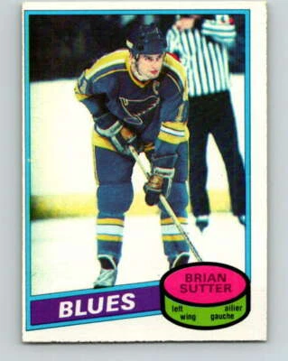 1980-81 O-Pee-Chee #244 Brian Sutter  St. Louis Blues V39551 - Image 1 of 2