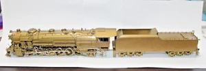 NJ Custom Brass ST-805 HO Steam 2-10-2 & Tender Santa Fe K Series Reading RR - Picture 1 of 23