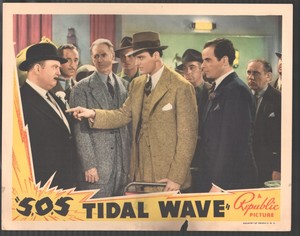 S.O.S. Tidal Wave 11"x14" Lobby Card Ralph Byrd Marc Lawrence Ferris Taylor S...