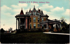 Ashland Ohio Oh F E Myers Victorian Mansion Home House C1910s Gone  Postcard