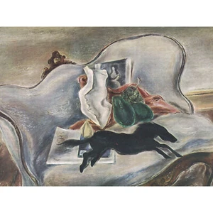 Kuniyoshi Weathervane Sofa Pferd Kunstplakat großer Druck 46x61 cm - Bild 1 von 5