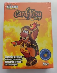 Argentina 2009 Topps Disney Club Penguin Card-Jitsu fuegoTrading Card Box - Picture 1 of 7