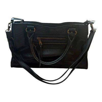 Cartera Rosetti de cuero sintético negra - Multi-Zip frontal - Correa para el hombro y asas Foto 1 de 4