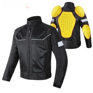 Chaqueta de moto transpirable de verano reflectante nocturno abrigo de moto  - Imagen 1 de 25