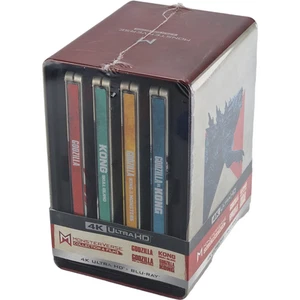 MonsterVerse : Godzilla vs. Kong  4K Ultra HD + Blu-ray Coffret 4 Films  Zone B - Picture 1 of 7