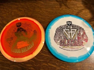 Gannon Buhr 2 Disc Lot By Discmania (Cloud Breaker And Glacier) - Picture 1 of 5
