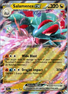 Salamence ex 114/159 SV09: Journey Together Double Rare - NM - Picture 1 of 2