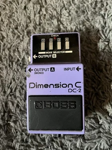 BOSS DC-2 Dimension C chorus guitar pedal. Original 1980s Made In Japan. - Picture 1 of 7