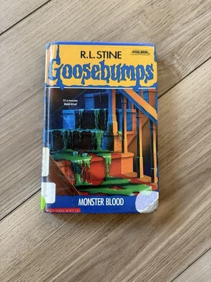 Goosebumps #3 Monster Blood, Hardcover Ex-Library, R.L Stine - Image 1 of 4
