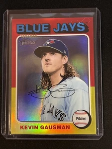 🔥Kevin Gausman 2024 Topps Heritage High Number #303 Chrome 169/699 Blue Jays SP - Picture 1 of 3