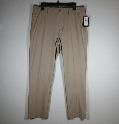 Pantalones de golf Callaway caqui chinos Opti Dri elásticos rectos para hombre 34x30 #518 nuevos con etiquetas Foto 1 de 4