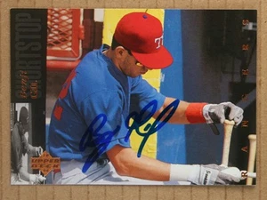 AUTOGRAPHED - Benji Gil Upper Deck #135 Texas Rangers 1994 - Picture 1 of 2