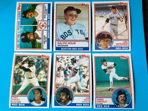 1983 Topps Boston Red Sox Team Set minus Boggs w/ tradeds (33) NM/MT to MT - Bild 1 von 7