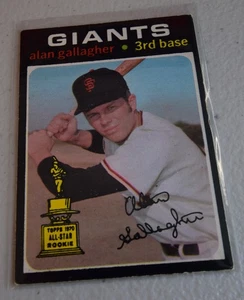 Topps #224 1971 Alan Gallagher - Imagen 1 de 2