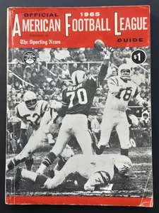 1965 Official American Football League Guide Sporting News Vintage Buffalo Bills - Bild 1 von 24