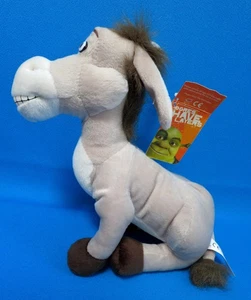Peluche DONKEY di SHREK 2 peluche 10" lungo 25 cm GOSH DREAMWORKS VINTAGE 2004 - Foto 1 di 7