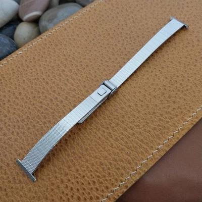 1960s nos JB Champion USA 14mm 9/16 Stainless Steel Unused Vintage Watch Band - Image 1 of 4
