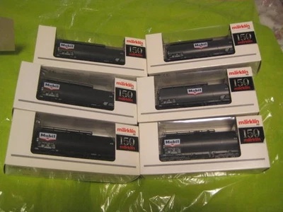 Marklin HO 46529 DB VTG "MOBIL" 6 Tank Car Set in NIB Ltd Edn in 2009 only!!! - Image 1 of 4