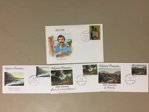 Four French Polynesia fdc - Picture 1 of 1