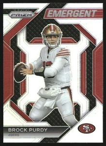 BROCK PURDY 2023 PANINI PRIZM EMERGENT SILVER #H-2 SAN FRANCISCO 49ERS - Picture 1 of 3