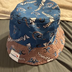 Washington Wizards Bucket Hat Capital One Stadium Giveaway Reversible Basketball - Picture 1 of 6