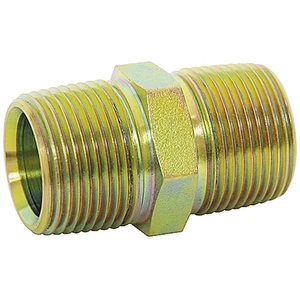 3/4" NPT Male x 1/2" NPT Male Straight 5404-12-08 Adapter 9-5404-12-8 - Picture 1 of 2