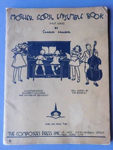 Mother Goose Ensemble Book: First Series: Haubiel- 1937 Violin Piano Violincello - Picture 1 of 10