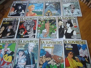 REVUE BD LOT 12 A SUIVRE entre 72 et 83 1984 MAGAZINE TARDI PRATT MANARA BOUCQ à - Foto 1 di 7