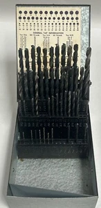 Vintage Radnor USA Fractional Bits Box Automatic Drill Index Case #1-60 (A10) - Picture 1 of 11