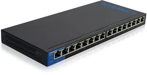 Linksys LGS116-EU Business 16 Port Desktop Gigabit Unmanaged Netzwerk Switch - Photo 1/2