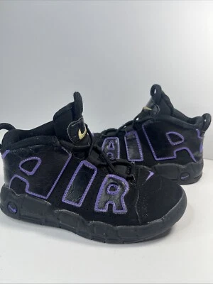 Nike Air More Uptempo Black Purple Dx5956-001 10C - Image 1 of 4