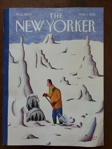 NEW YORKER MAGAZINE - March 1, 2021 - "Under The Weather " - Benoit van Innis - Picture 1 of 1