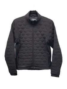 Brooks Running Tech Jacket Women’s M Black Quilted Full Zip Performance - Picture 1 of 9