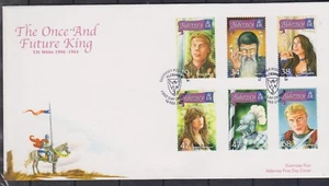 GB - ALDERNEY 2006 The Once and Future King T.H.White/King Arthur SG A267/72 FDC - Picture 1 of 1