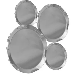 Set of 4 Chrome ABS Center-Caps for 2013 - 2010 GMC Terrain - Picture 1 of 1