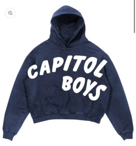 childhood dreams capitol boys navy hoodie mens medium - Picture 1 of 6