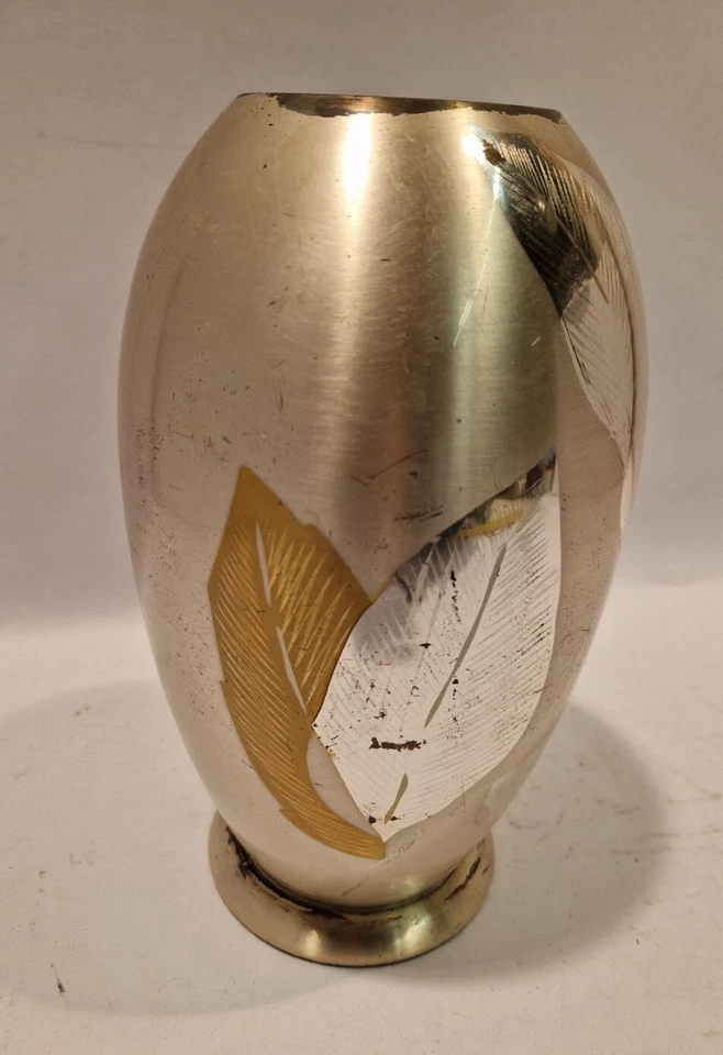 F2-AH WMF IKORA SILVER PLATED VERSILBERT VASE METALL BLUMENVASE 25cm - Bild 1 von 4